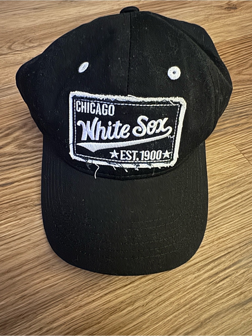 Chicago White Sox Black Baseball Cap - White Patch Logo